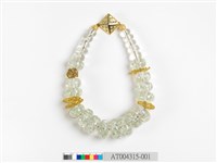 藏品(琉璃珠工藝：晶瑩剔透（組）－頸鍊（2000）)的圖片